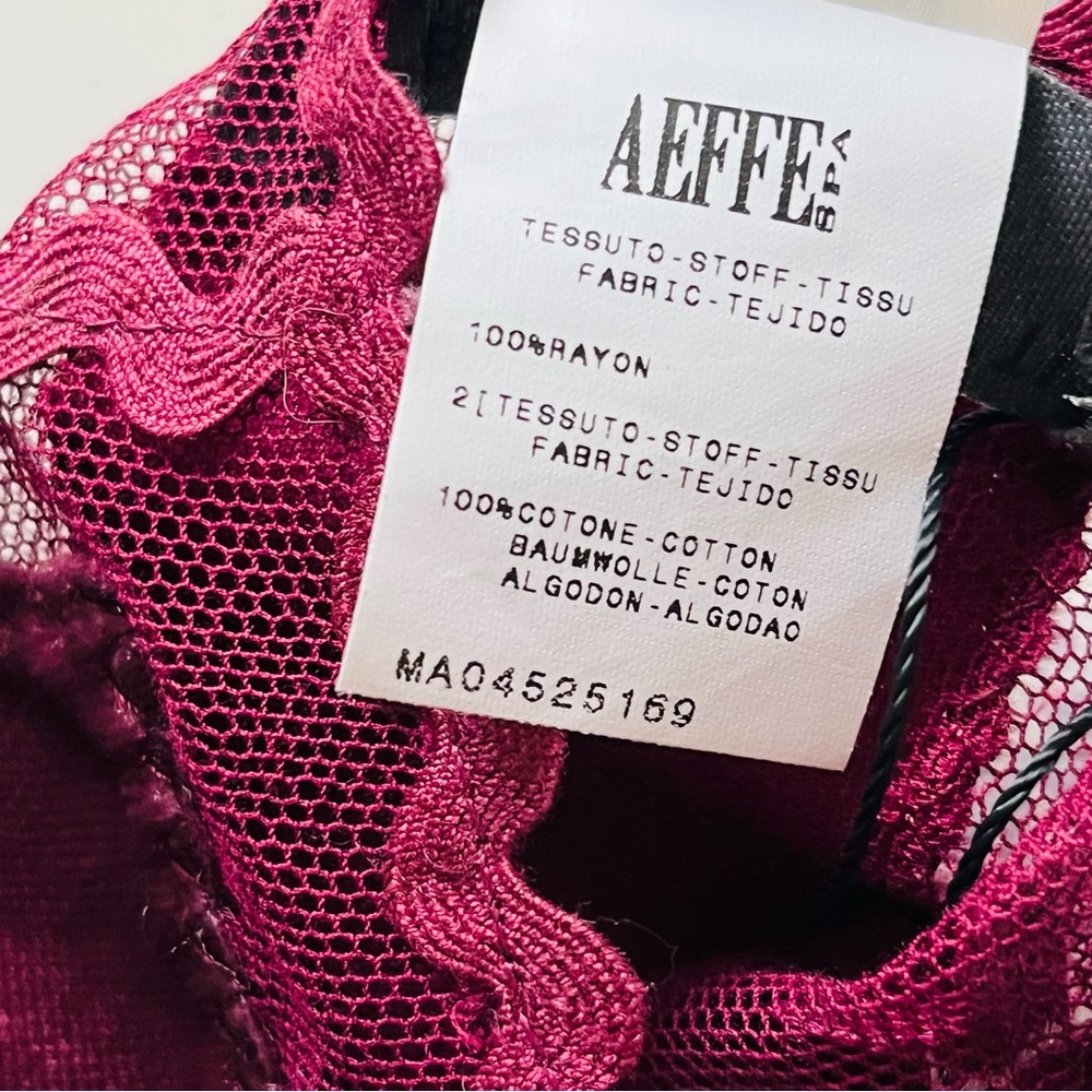 Alberta Ferretti magenta red velvet and tulle dress 6 - Picture 13 of 16